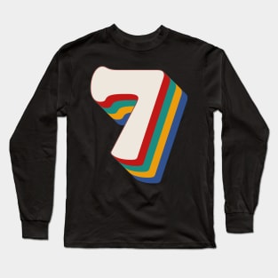 Number 7 Long Sleeve T-Shirt